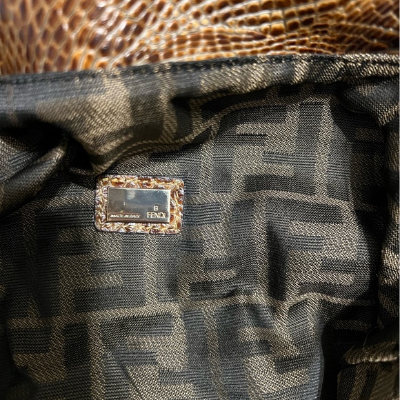 Limited Edition Fendi Spy bag Alligator Crocodile Iconic Bag Purse - Picture 7 of 13